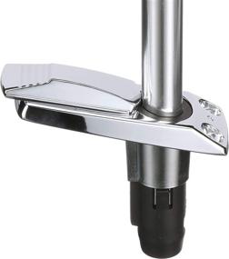 img 3 attached to 🔦 Attwood 911339-7 Angled Light Pole 2-Pin Base, Swivel Cover, Zamak Finish, 4" x 1.625