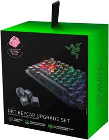 img 4 attached to 🔑 Razer Quartz Pink Doubleshot PBT Keycap Upgrade Set for Mechanical & Optical Keyboards: Compatible with Standard 104/105 US and UK Layouts