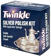 🌟 великолепное сияние: набор для чистки серебра twinkle silver 2 шт. (124 г) логотип