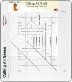 img 1 attached to Quilt Day Ruler: The Ultimate QuiltInADay Ruler for Geese Sewing