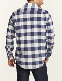 img 1 attached to 👔 CQR Men's Flannel Sleeve Button Up: Brushed Clothing and Shirts for Stylish Comfort