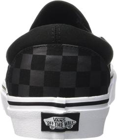 img 2 attached to 🖤 Black Vans Classic Slip-On Sneakers VN000EYEBKA