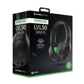 img 1 attached to 🎧 PDP Gaming LVL50 Xbox One Wireless Stereo Headset with Noise Cancelling Microphone - Black