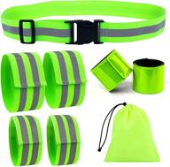 🏃 vanmor high visibility reflective bands - wrist, arm, ankle, and leg. reflective running gear - men and women. safety reflective straps bracelets - night running, cycling, and walking. логотип