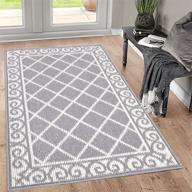 🏠 hebe extra large indoor doormat: absorbent, machine-washable front door rug - 32"x48" welcome mat, non-slip & low-profile entry rug for your home логотип