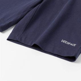 img 1 attached to 🩳 DEESPACE Cotton Shorts with Walking Pockets for Boys' Clothing, Ages 3-12 Years