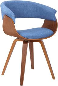 img 2 attached to 🔵 Синий стул для обеденного пространства Armen Living Summer: Усиливая ваши обеденные впечатления