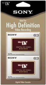 img 2 attached to 💿 Sony DVM63HDR/2 HD MiniDV Видеокассета - Пакет из 2шт.