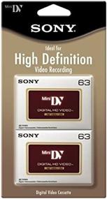 img 1 attached to 💿 Sony DVM63HDR/2 HD MiniDV Видеокассета - Пакет из 2шт.