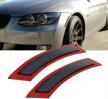 overun front side marker fender bumper replacement reflector smoked lens designed for 2007-2013 e92 e93 2dr logo