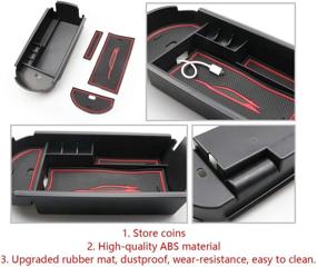 img 2 attached to CDEFG Accessory Organizer Compatible Material Interior Accessories