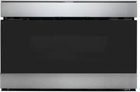 img 4 attached to 🍽️ Sharp SMD2489ES 24" loT Microwave Drawer with Black Glass, Stainless Steel Finish - High Capacity, 950W Power, 11 Levels