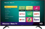 📺 телевизор hisense 40 дюймов серии h4 с поддержкой led roku smart tv и совместимостью с alexa (модель 40h4f, 2020) логотип