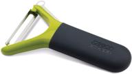 🥦 effortlessly prepare kitchen fruits and vegetables with joseph joseph multi-peel y-shaped peeler - easy grip handles, stainless steel blade in light green logo