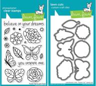 lawn fawn flutter clear stamp logo