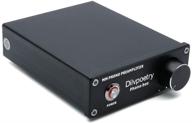 🎵 dilvpoetry phono box mm phono preamp preamplifier amp hifi turntable amplifier - enhanced audio experience in black logo