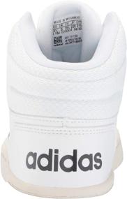 img 2 attached to 👟 Adidas Youth Hoops White Black Unisex Shoes for Girls