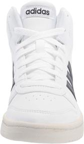 img 3 attached to 👟 Adidas Youth Hoops White Black Unisex Shoes for Girls