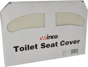 img 1 attached to 🚽 Winco TSC-250 High-Quality 250-Piece Toilet Seat Cover for Optimal Comfort and Hygiene