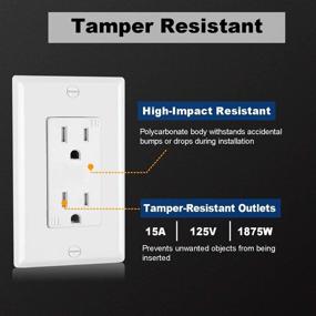 img 2 attached to Recetpacle Outlet Tamper Resistant 3 Year Warranty