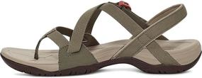 img 4 attached to 👟 Teva Ascona Cross Strap Black Women's Shoes: Stylish & Supportive Athletic Footwear