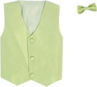 vest clip boy bowtie set boys' clothing : suits & sport coats logo