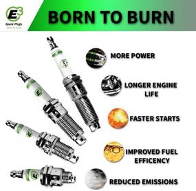 img 3 attached to 🔥 Свеча зажигания E3 Spark Plugs E3.32 для спортивных мототехники: повышение производительности с пакетом из 1 шт.!