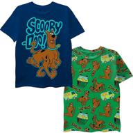 👕 scooby doo мальчики набор из двух футболок с коротким рукавом. логотип