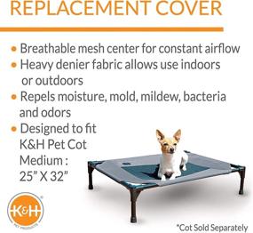 img 1 attached to 🛏️ Replacement Cover for K&H PET PRODUCTS Original Pet Cot - Find the Perfect Fit (Cot Sold Separately)