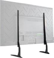 улучшите свой просмотр с vivo's universal tabletop tv stand - идеально подходит для жк-плоских экранов от 22 до 65 дюймов, включая крепление vesa и комплектующие логотип