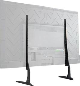 img 4 attached to Улучшите свой просмотр с VIVO's Universal Tabletop TV Stand - идеально подходит для ЖК-плоских экранов от 22 до 65 дюймов, включая крепление VESA и комплектующие