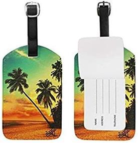 img 3 attached to MRMIAN Painting Luggage Baggage Suitcase Travel Accessories in Luggage Tags & Handle Wraps