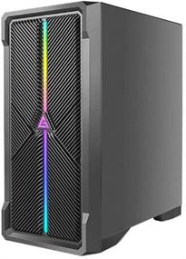 img 2 attached to 🎮 Antec NX420 Mid Tower ATX Gaming Case, Black - 360mm Front & 240mm Top Radiator Support, Tempered Glass Side Panel, USB 3.0 - Includes 1x120mm Regular Fan