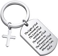 christian gifts prayer for protection keychain - religious pastor gifts for christians - gzrlyf logo