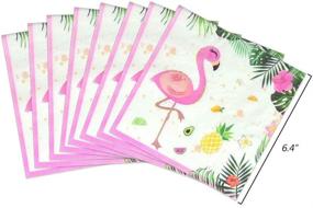 img 1 attached to WERNNSAI Flamingo Party Supplies Disposable