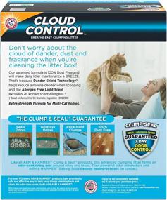 img 3 attached to ARM &amp; HAMMER Platinum Clumping Cat Litter 37LB with Cloud Control