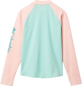 img 1 attached to Columbia Unisex Shores Sleeve Sunguard Girls' Clothing in Active
