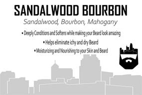 img 1 attached to OakCityBeardCo Sandalwood Bourbon Conditioner Mahogany