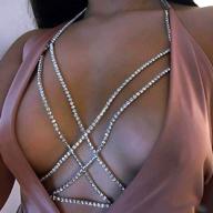 zoestar crystal bikini chains harness jewelry logo