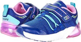 img 1 attached to Saucony Flash Running Unisex Little_Kid Girls' Shoes for Athletic