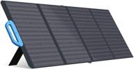 🔆 bluetti pv120 120w portable solar panel for ac200p/eb70/eb55/ac50s solar generators - foldable solar power supply with adjustable kickstand, off-grid system for outdoor adventure, road trip, and emergency situations logo