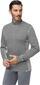 img 4 attached to Eizniz Naturwool Merino Midweight Thermal Men's Clothing for Active