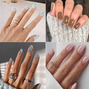 img 1 attached to 💅 Набор для наращивания ногтей Autynie Poly Gel - Все в одном 8 цветов набор геля для наращивания ногтей с профессиональными инструментами для начинающих - набор рейнстоунов и блесток - Качество салона красоты для ногтей - Легкая самостоятельная работа в домашних условиях