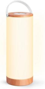 img 4 attached to 💡 Portable Cordless Table Lamp with Memory Function and 4000mAh Battery – Dimmable Night Light for Bedroom, Living Room, Office, Outdoor Camping – Rechargeable, Touch Sensor