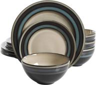 gibson elite everston 16-piece dinnerware set: sleek style for a stunning dining experience логотип