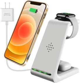 img 4 attached to Wireless Charger Charging Compatible Airpods1 Portable Audio & Video in MP3 & MP4 Player Accessories