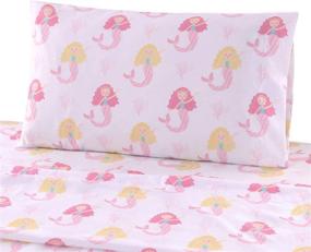 img 2 attached to Delightful Levtex Marina Mermaid Twin Sheet Set: Bringing Magical Charm to Bedtime