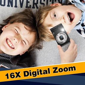 img 2 attached to 📷 Zostuic 36MP Portable Digital Camera with 1080P Vlogging, 16X Zoom, 2 Batteries - Perfect for Students and Teens!