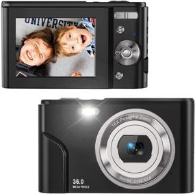 img 4 attached to 📷 Zostuic 36MP Portable Digital Camera with 1080P Vlogging, 16X Zoom, 2 Batteries - Perfect for Students and Teens!