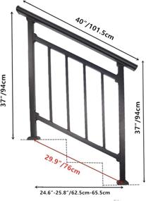 img 3 attached to Пикет перил 3 28 футов Установка на открытом воздухе